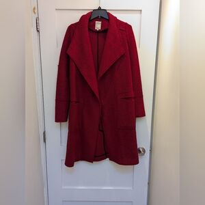Zara Trafaluc Outwear Collection Red, Wool 53%